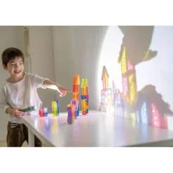 Costruzioni crystal village - 36 pz+6 schede fronte retro