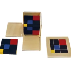 Cubo del trinomio montessoriano