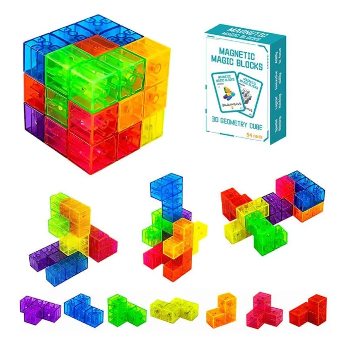 Cubo magnetico a incastro 7 pezzi