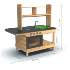 Cucina su ruote da esterno