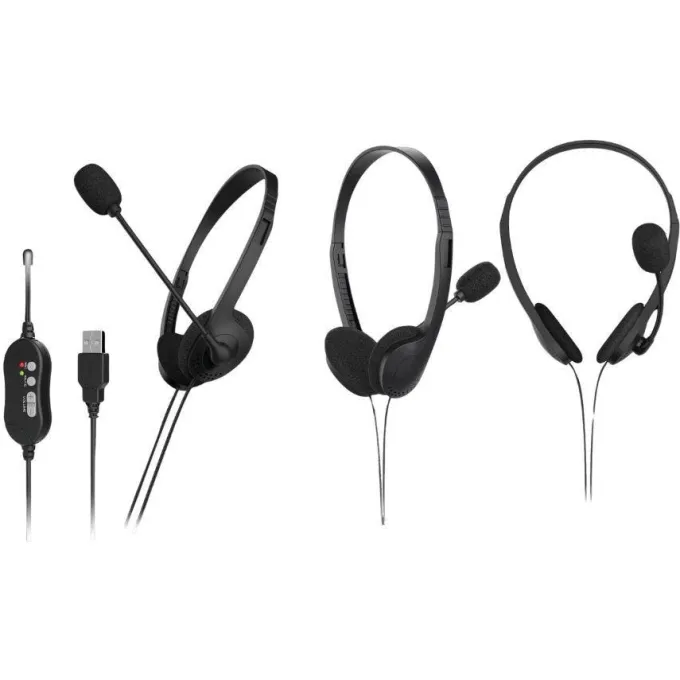 Cuffia usb con microfono