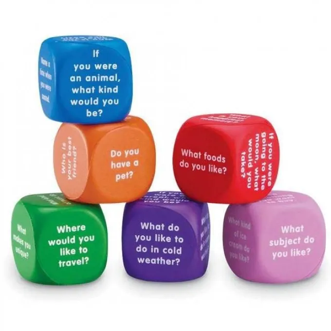 Dadi per conversazioni in inglese - set 1