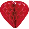 Decori 3d in carta alveare - cuore
