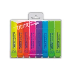 Evidenziatori tratto video - 8 colori