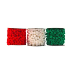 Filo ghirlanda con pompons pendenti