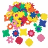 Fiori colorati in eva - 100 pezzi