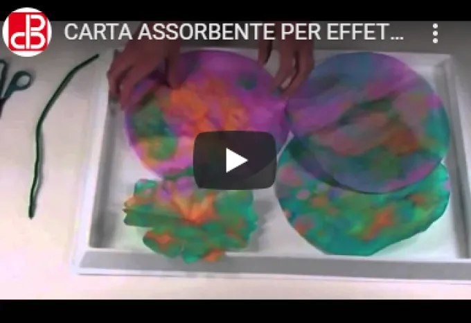 Fiori in carta assorbente effetti speciali roylco - 80 fogli