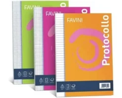 Fogli protocollo favini - rigatura commerciale