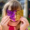 Forme glitter traslucenti