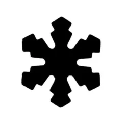 Fustella borgione micro fiocco neve