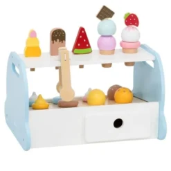Gelateria in legno
