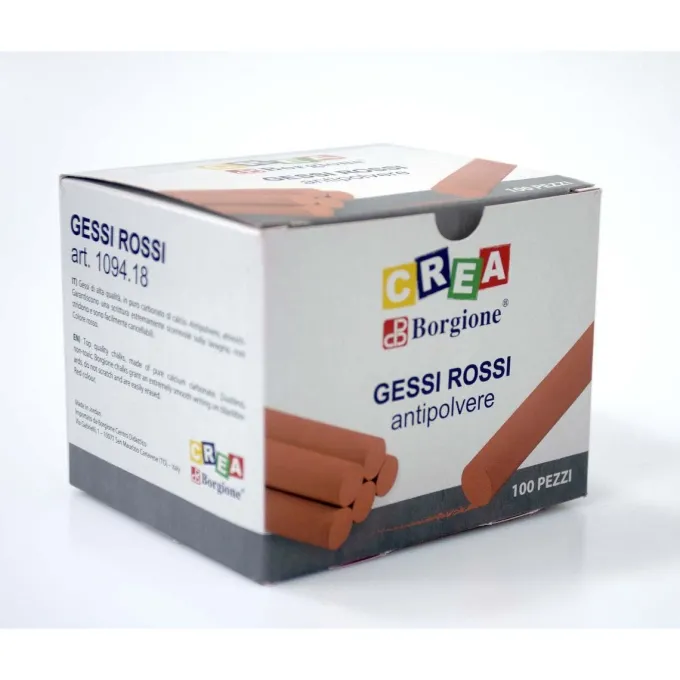 Gessi borgione 100 pezzi rossi