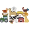 Gioco d'equilibrio animali della fattoria
