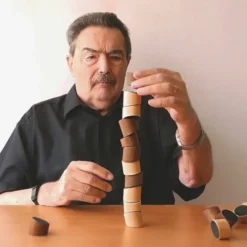 Gioco di impilamento loggos bicolore