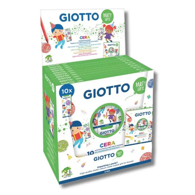 Giotto party gifts - pastelli a cera 10 astucci
