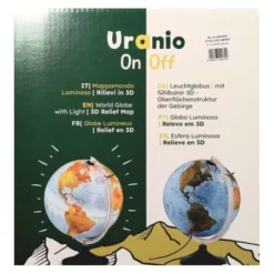 Globo geografico a rilievo- cm 30