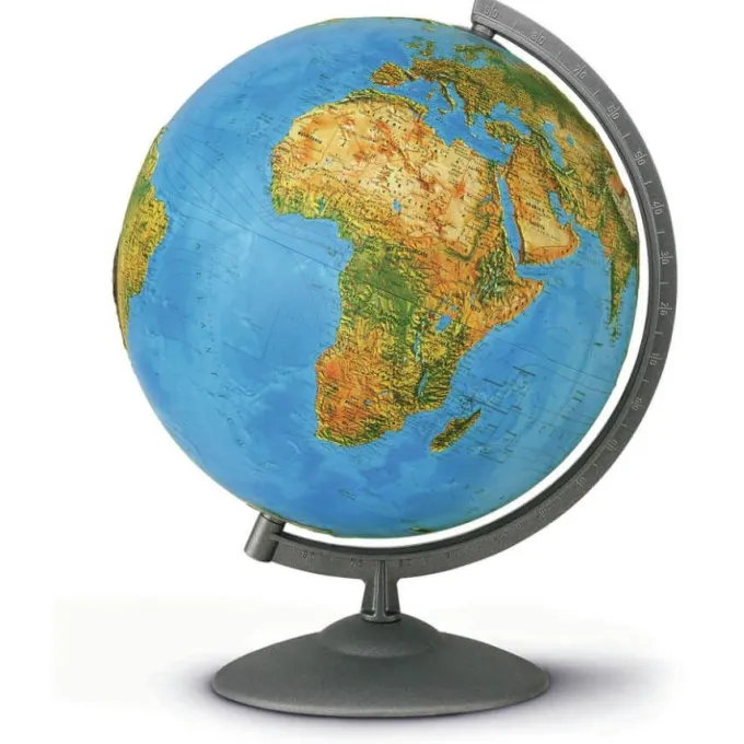 Globo geografico a rilievo- cm 30