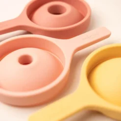Imbuto in silicone giallo corallo - 3 pezzi