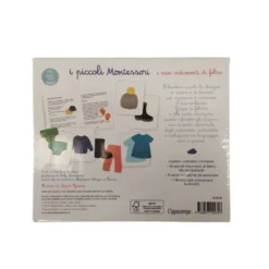 I piccoli montessori i miei indumenti di feltro