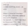 Jumbo soft blocks 26 pezzi