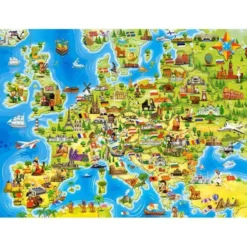La mappa dell'europa