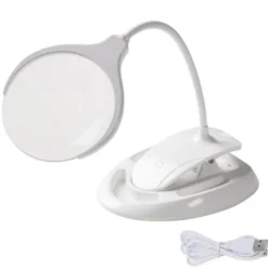 Lampada led con lente di ingrandimento