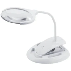 Lampada led con lente di ingrandimento