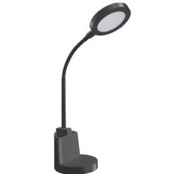 Lampada led nera da scrivania