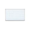 Lavagna bianca smaltata magnetica quadrettata 150x100 cm