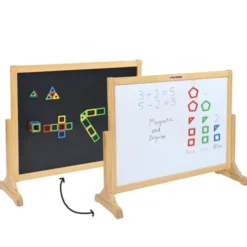 Lavagna magnetica con telaio in legno
