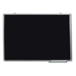 Lavagna magnetica nera top quality liscia 150x100 cm