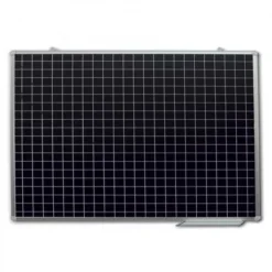 Lavagna magnetica nera top quality quadrettata 150x120 cm