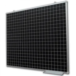 Lavagna magnetica nera top quality quadrettata 200x120 cm