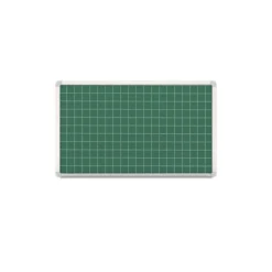 Lavagna quadrettata 90x60 cm verde laccata magnetica