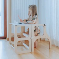 Learning tower montessori con tavolino