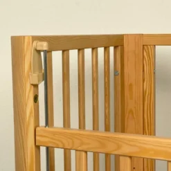 Lettino premium in legno su ruote