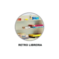 Libreria bifacciale 3 piani cam premium base zoccolo
