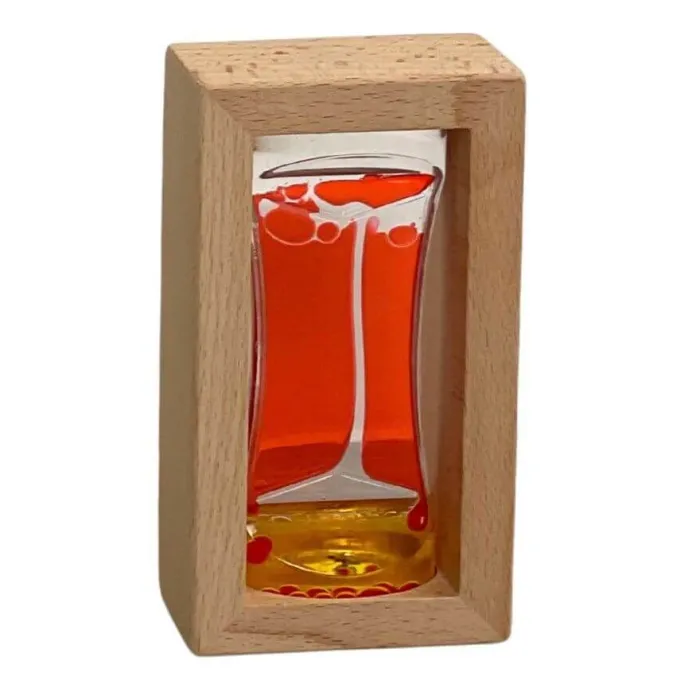 Liquid timer con cornice - bolle