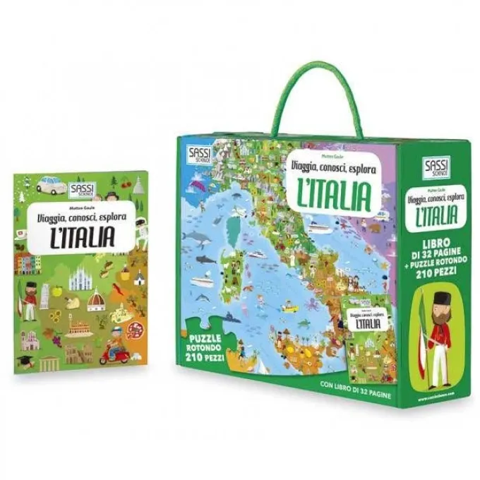 L'italia - puzzle + opuscolo