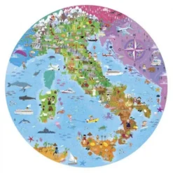 L'italia - puzzle + opuscolo