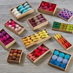 Loose parts in feltro - 108 pezzi