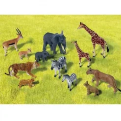 Mamme e cuccioli della savana - 12 pezzi
