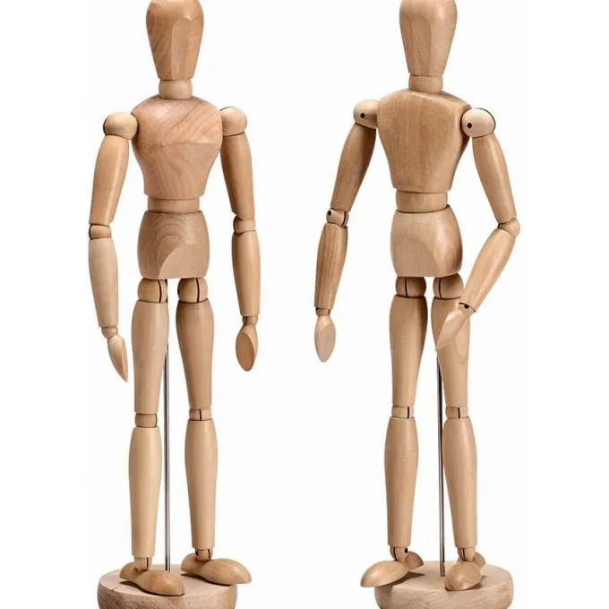 Manichino in legno donna 31 cm