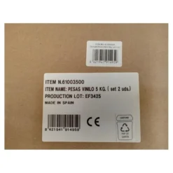 Manubri pesi in vinile 5 kg