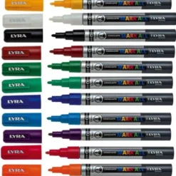 Marcatore lyra graduate mark all punta media - 12 colori