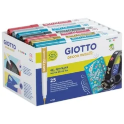 Marcatori giotto decor metal - 25 colori metallici