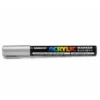 Marker permanente argento - 6 pezzi