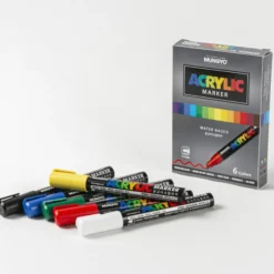 Marker permanente - 6 colori