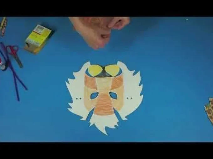 Maschere 3d degli animali - esotici