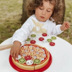 Maxi pizza in legno